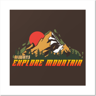 Explore Mountain Posters and Art